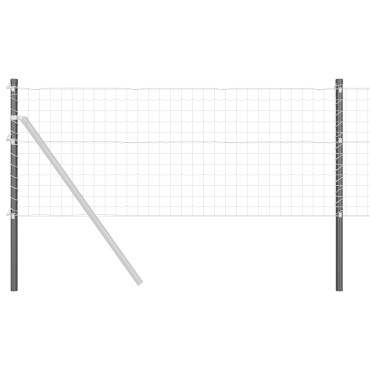 vidaXL Στύλος Περιφράξεων 2 τμχ. Γκρι 3,2x3,2x50cm