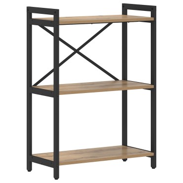 vidaXL Ράφι Βιβλίων Artisan Oak 60x30x85cm Επεξεργασμένο ξύλο 1 τεμ.