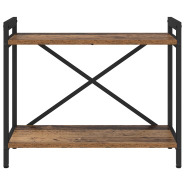 vidaXL Ράφι Βιβλίων 60x30x50cm Επεξεργασμένο Ξύλο Παλαιό ξύλο 1 τεμ.