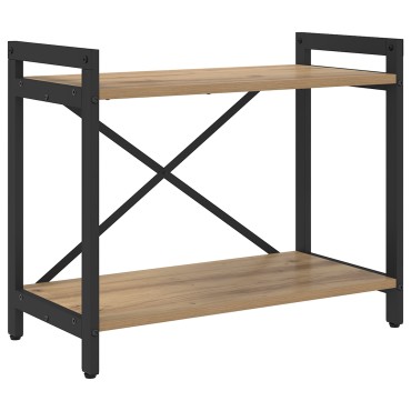 vidaXL Ράφι Βιβλίων 60x30x50cm Επεξεργασμένο Ξύλο Artisan Oak 1 τεμ.