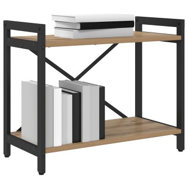 vidaXL Ράφι Βιβλίων 60x30x50cm Επεξεργασμένο Ξύλο Artisan Oak 1 τεμ.