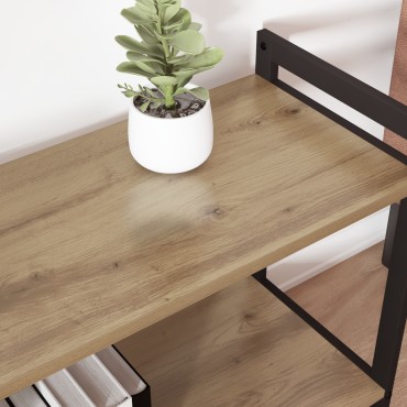 vidaXL Ράφι Βιβλίων 60x30x50cm Επεξεργασμένο Ξύλο Artisan Oak 1 τεμ.