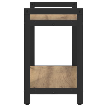 vidaXL Ράφι Βιβλίων 60x30x50cm Επεξεργασμένο Ξύλο Artisan Oak 1 τεμ.