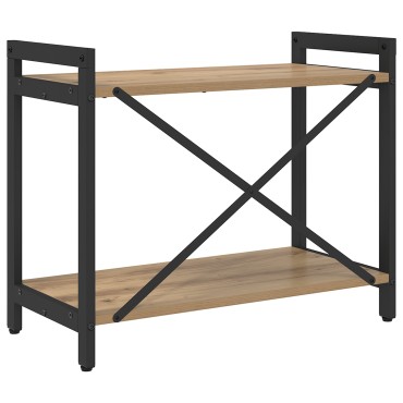 vidaXL Ράφι Βιβλίων 60x30x50cm Επεξεργασμένο Ξύλο Artisan Oak 1 τεμ.