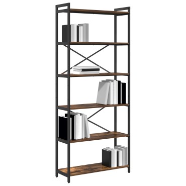vidaXL Ράφι Βιβλίων 80x30x189,5cm Επεξεργασμένο Ξύλο 1 τεμ.