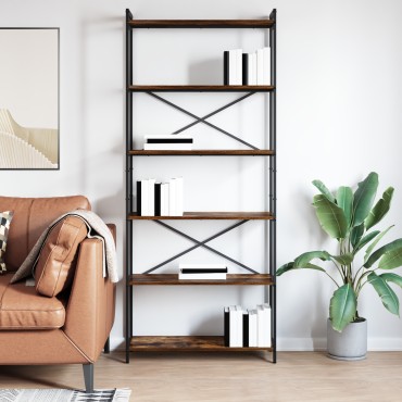 vidaXL Ράφι Βιβλίων 80x30x189,5cm Επεξεργασμένο Ξύλο 1 τεμ.