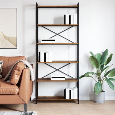 vidaXL Ράφι Βιβλίων 80x30x189,5cm Επεξεργασμένο Ξύλο Παλαιό ξύλο 1 τεμ.