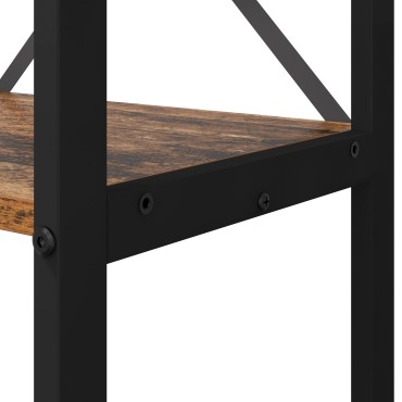 vidaXL Ράφι Βιβλίων 80x30x189,5cm Επεξεργασμένο Ξύλο Παλαιό ξύλο 1 τεμ.