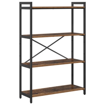 vidaXL Ράφι Βιβλίων 80x30x120cm Επεξεργασμένο Ξύλο Παλαιό ξύλο 1 τεμ.