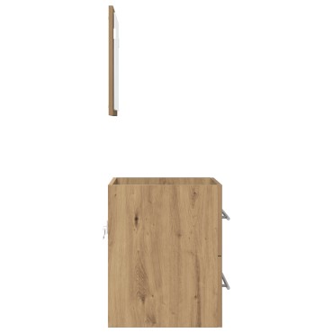 vidaXL Σετ Επίπλων Μπάνιου Καφέ 41x38,5x48cm