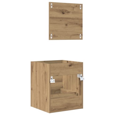 vidaXL Σετ Επίπλων Μπάνιου Καφέ 41x38,5x48cm