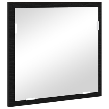 vidaXL Σετ Επίπλων Μπάνιου με συρτάρι Μαύρο 41x38,5x48cm