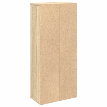 vidaXL Ντουλάπι μπάνιου με θήκη για ρολά Δρυς sonoma 39x22x90cm