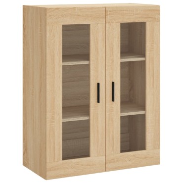 vidaXL Ντουλάπι Sonoma δρυς 69,5x34x180cm από Επεξεργασμένο Ξύλο 1 τεμ.