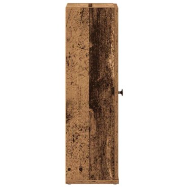 vidaXL Ντουλάπι μπάνιου με θήκη για ρολά 20,5x22x72cm
