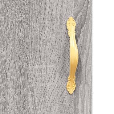 vidaXL Ντουλάπι Γκρι Sonoma 69,5x34x180cm Επεξεργασμένο Ξύλο 1 τεμ.