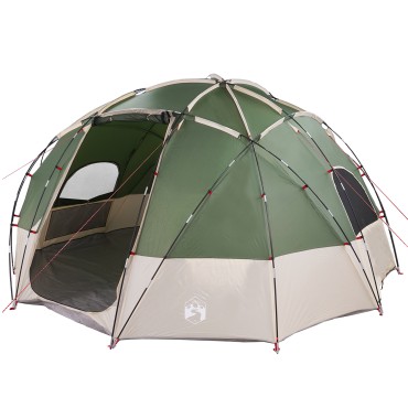 vidaXL Θόλος Τέντα με στέγη Πράσινο 475 x 475 x 235 εκ. ταφτάς