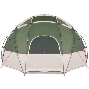 vidaXL Θόλος Τέντα με στέγη Πράσινο 475 x 475 x 235 εκ. ταφτάς