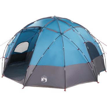 vidaXL Θόλος Τέντα με στέγη Μπλε 475 x 475 x 235 εκ. ταφτάς