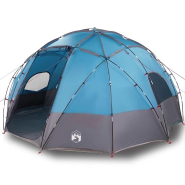 vidaXL Θόλος Τέντα με στέγη Μπλε 475 x 475 x 235 εκ. ταφτάς