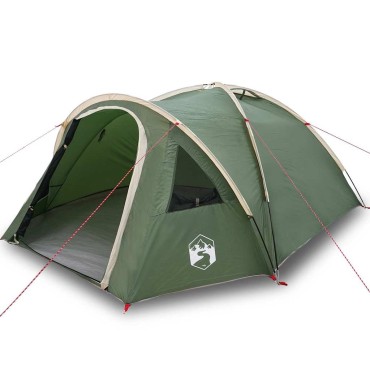 vidaXL Θόλος Τέντα 4 άτομο 308 x 268 x 130 εκ. Πράσινο ταφτάς