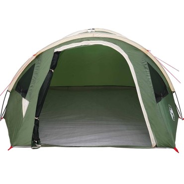 vidaXL Θόλος Τέντα 4 άτομο 308 x 268 x 130 εκ. Πράσινο ταφτάς