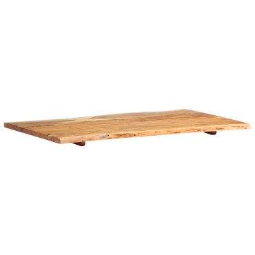 vidaXL Επιφάνεια Τραπεζιού 100x(50-60)x2,5cm Μασίφ Ξύλο Ακακίας 1 τεμ.