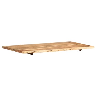 vidaXL Επιφάνεια Τραπεζιού 100x(50-60)x2,5cm Μασίφ Ξύλο Ακακίας 1 τεμ.