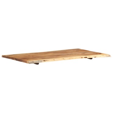 vidaXL Επιφάνεια Τραπεζιού 100x(50-60)x2,5cm Μασίφ Ξύλο Ακακίας 1 τεμ.