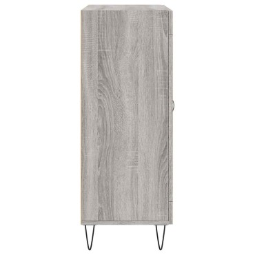 vidaXL Ντουλάπι Γκρι Sonoma 69,5x34x90cm από Επεξεργασμένο Ξύλο 1 τεμ.