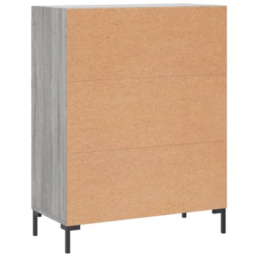 vidaXL Ντουλάπι Γκρι Sonoma 69,5x34x90cm από Επεξεργασμένο Ξύλο 1 τεμ.