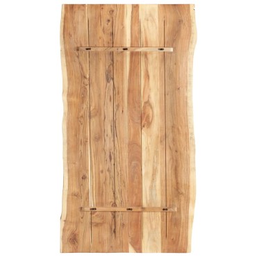 vidaXL Επιφάνεια Τραπεζιού 118x(50-60)x3,8cm Μασίφ Ξύλο Ακακίας 1 τεμ.