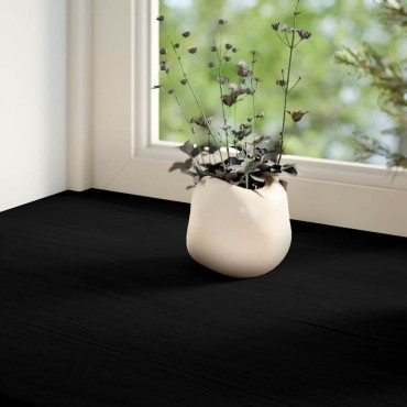 vidaXL Περβάζια παραθύρων 2 τεμ. Καφέ-Μαύρο 80x25x2 εκ. Μασίφ Ξύλο Δρυός