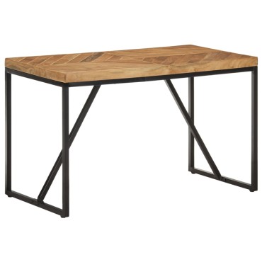 vidaXL Τραπεζαρία 120x60x76cm από Μασίφ Ξύλο Ακακίας/Ξύλο Μάνγκο 1 τεμ.
