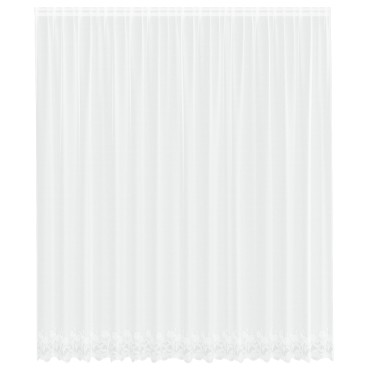 vidaXL Κουρτίνα Δαντέλας με κουρτίνες Λευκό 300x400cm Πολυεστέρας