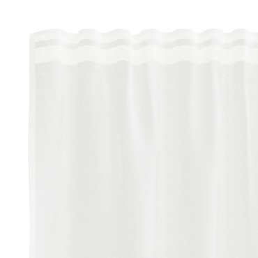 vidaXL Κουρτίνα Δαντέλας Λευκό 280x600cm Πολυεστέρας