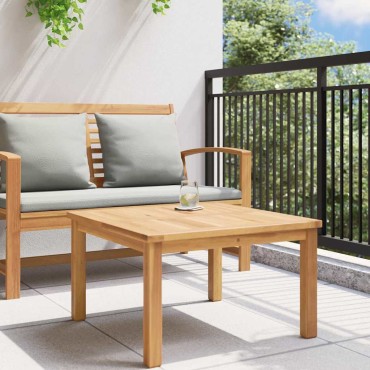 vidaXL Τραπεζάκι σαλονιού Καφέ 60x60x36cm Στερεό Ξύλο Τίκ 1 τεμ.