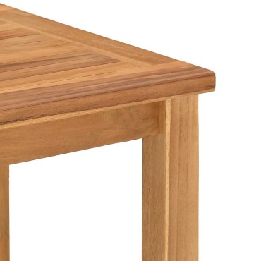 vidaXL Τραπεζάκι σαλονιού Καφέ 60x60x36cm Στερεό Ξύλο Τίκ 1 τεμ.
