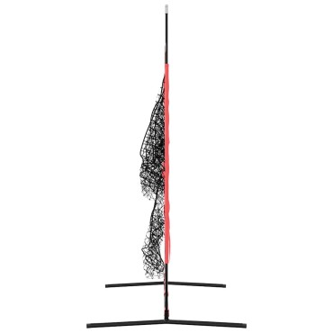 vidaXL Δίχτυ προπόνησης μπέιζμπολ Μαύρο 214,5 x 89,5 x 181 εκ.