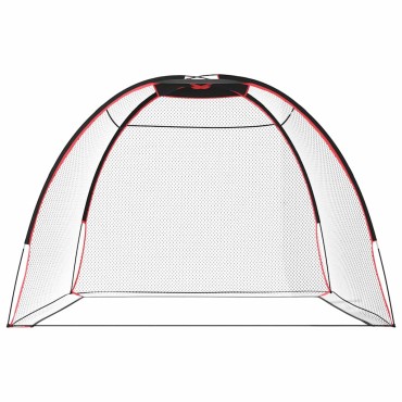 vidaXL Βοήθημα εκπαίδευσης γκολφ Μαύρο 314 x 150 x 206 εκ. Πολυεστέρας