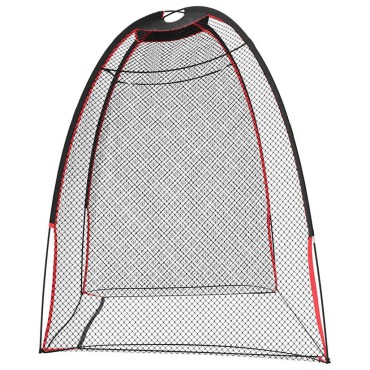 vidaXL Βοήθημα εκπαίδευσης γκολφ Μαύρο 314 x 150 x 206 εκ. Πολυεστέρας