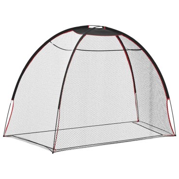 vidaXL Βοήθημα εκπαίδευσης γκολφ Μαύρο 314 x 150 x 206 εκ. Πολυεστέρας