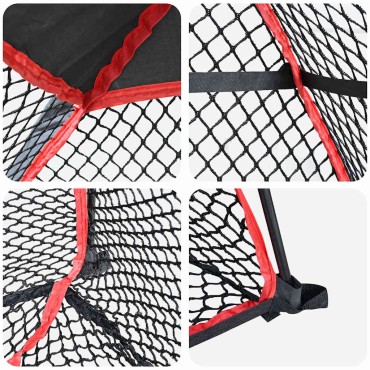 vidaXL Βοήθημα εκπαίδευσης γκολφ Μαύρο 314 x 150 x 206 εκ. Πολυεστέρας