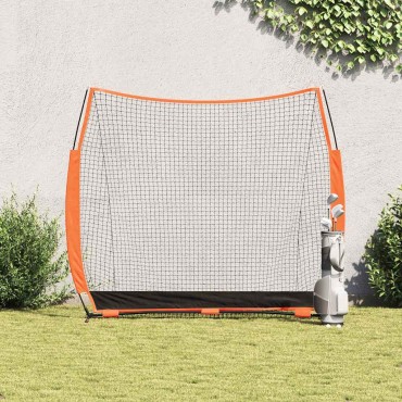 vidaXL Δίχτυ προπόνησης μπέιζμπολ Μαύρο 250 x 106,5 x 210 εκ.