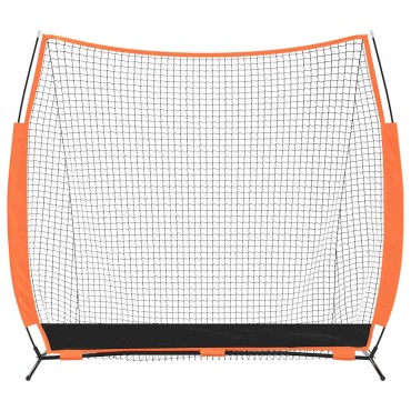 vidaXL Δίχτυ προπόνησης μπέιζμπολ Μαύρο 250 x 106,5 x 210 εκ.