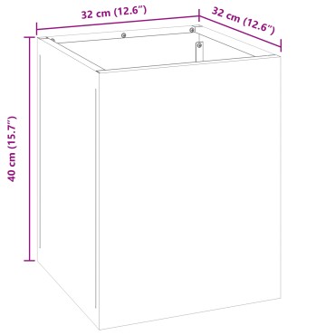 vidaXL Γλάστρα Κήπου Ελιά Πράσινη 32 x 32 x 40 εκ.
