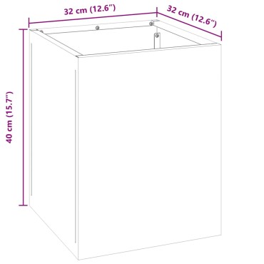 vidaXL Γλάστρα Κήπου Ελιά Πράσινη 32 x 32 x 40 εκ.