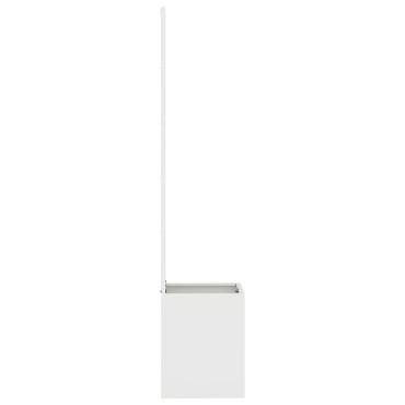vidaXL Οθόνη Ιδιωτικότητας Κήπου Λευκό 32 x 32 x 150 εκ