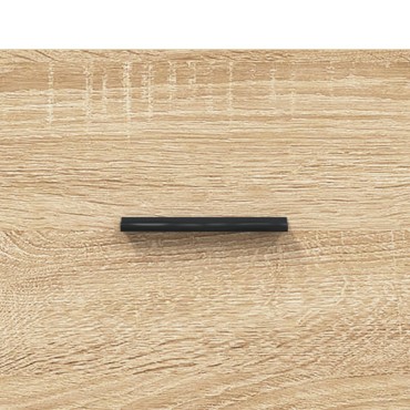 vidaXL Ντουλάπι Sonoma δρυς 69,5x34x180cm από Επεξεργασμένο Ξύλο 1 τεμ.