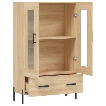 vidaXL Ντουλάπα Sonoma Δρυς 69,5x31x115cm από Επεξεργασμένο Ξύλο 1 τεμ.
